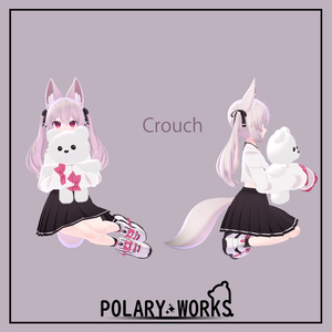 「しろもち」 + Idle/AFKモーション  「Shiromochi」+ Idle/AFK Motion 缩略图 3