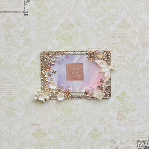 Light brown × pink gold...