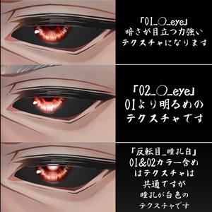 <士堂 -Shidou-専用テクスチャ>反転目テクスチャ 缩略图 2