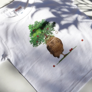 【キッズTシャツ】森フクロウ