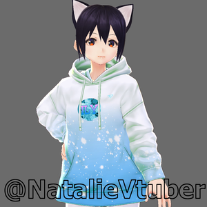 【VRoid texture】 ily Gradient Jumper BLUE