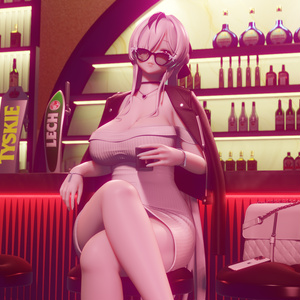【ニケ】 シンデレラ の 3D モデル MMD版とRigify版が含まれます
