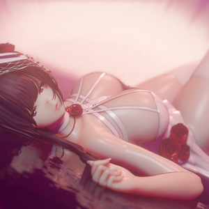 【ニケ】 ミハラの 3D モデル MMD版とRigify版が含まれます。