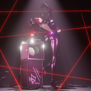【ニケ】 クエンシー の 3D モデル MMD版とRigify版が含まれます。