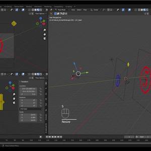 【3Dレイヤー】ScreenOneLayer【Blender2.9～3.xデータ】
