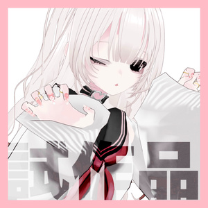 【無料/Flee】試作ネイル(pink/black)