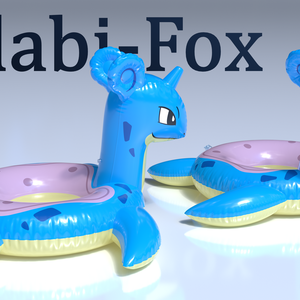3Dモデル ラプラス浮き輪