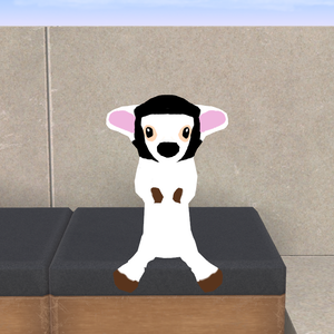 【Cluster対応】謎の動物、おにぎりくん.vrm【アバター】