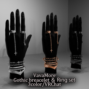 Gothic bracelet＆Ring Set