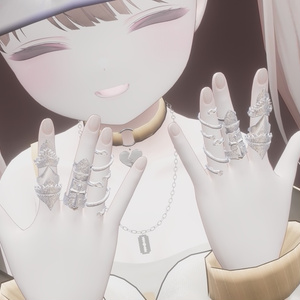 🛡️ Gothic Armor Ring Set - VavaMore 🛡️ 缩略图 3