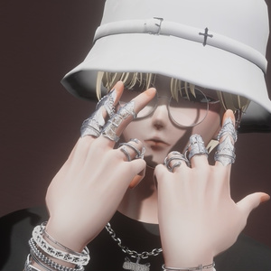 🛡️ Gothic Armor Ring Set - VavaMore 🛡️ 缩略图 2