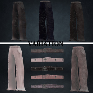 Damage　Hoodie JEANS SET 缩略图 3