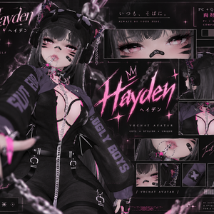 【Hayden - ヘイデン】PC + QUEST対応 VRChat Avatar
