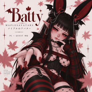 【Batty - バッティ】PC + QUEST対応 VRChat Avatar
