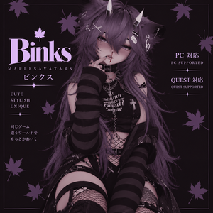 【Binks - ビンクス】PC + QUEST対応 | VRChat Avatar | MAPLESAVATARS