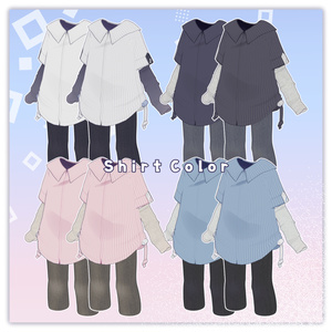 【3アバター対応】ルーシーシャツ-LooseyShirt-【MA対応】 缩略图 2