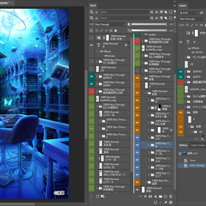 Photoshop用 高機能レイヤーパネルプラグイン「DLLP」無料体験版