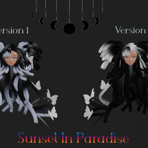 ★ 𝒮𝓊𝓃𝓈𝑒𝓉 𝐼𝓃 𝒫𝒶𝓇𝒶𝒹𝒾𝓈𝑒 ★ - Vrchat Hair
