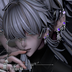 【AudioLink対応】ピアス『Noctune』 缩略图 3