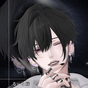【AudioLink対応】ピアス『Noctune』 缩略图 5