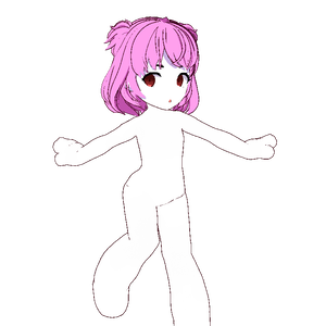 (free)Vroid Chibi body base [female and male]/（無料）Vroidちびボディベース[女性と男性]