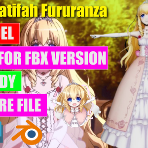 【3D Model】ラティファ・フルランザ - Latifah Fleuranza 【FBX / OBJ】
