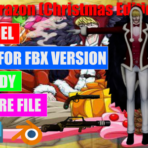 【3D Model】コラソン (クリスマス) - Corazon (Christmas) 【FBX / OBJ】