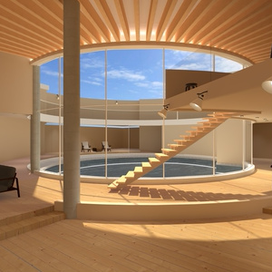 【Unity2022/VCC対応 Quest版あり】VRChat向け住宅ワールドデータ「CIRCLE hOuse」 缩略图 9