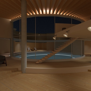 【Unity2022/VCC対応 Quest版あり】VRChat向け住宅ワールドデータ「CIRCLE hOuse」
