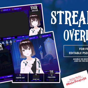 Editable Stream Overlays - Full Pack