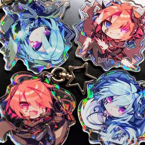 SDVX】666紅刃アクリルキーホルダー ET04 - 7sec.webstore - BOOTH