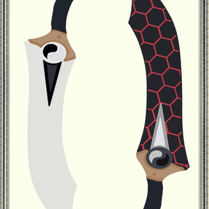 線画素材　FGO 干将莫邪（かんしょう・ばくや） 線画・着色付き
