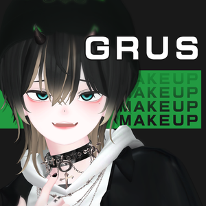 【Grus】中性メイク ＆ 瞳テクスチャ【8色同梱】