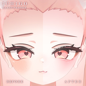 VRCHAT-ICHIGO(1） -Face-BlendShape+ 7Animation - yuyuzz - BOOTH