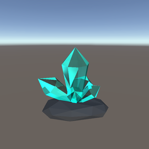 【free】crystal 3D model【VRchat】