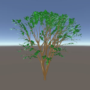 【free】tree/branch/leaves 3D model【VRchat】