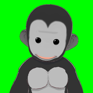 【VRM】Vtuberやゲームにおすすめ　ゴリラ
