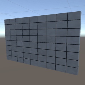 ゲームに使ってほしいブロック塀【FBX】