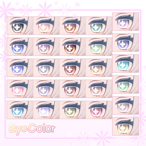 ぽわぽわFlowerEyeTexture【ぽわり/フィニシフ/りこりす対応】 缩略图 5