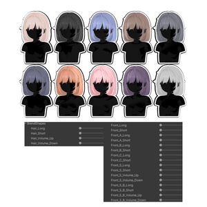 ★ Midnight Reverie Hair ★ 【PB】 【10 Avatars】 缩略图 5
