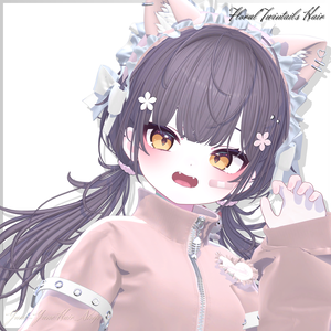 ★Floral Twintails Hair ★【PB】