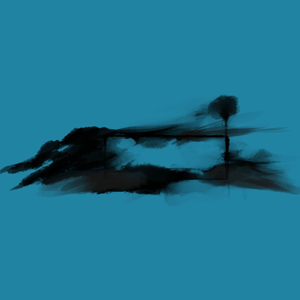【墨絵山水】 透過PNG 部屋素材