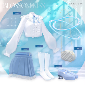 【12アバター対応】BlossomKiss 【VRChat向け衣装モデル】 缩略图 3