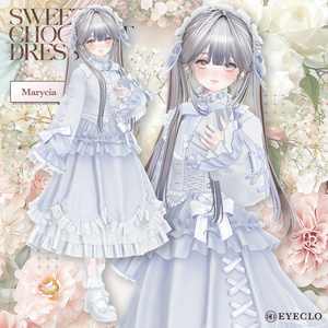 【14アバター対応】 SweetChocolatDress 【VRChat向け衣装モデル】 缩略图 6