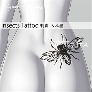 【無料】Insects Tattoo 入れ墨 CHLOY TATTOO