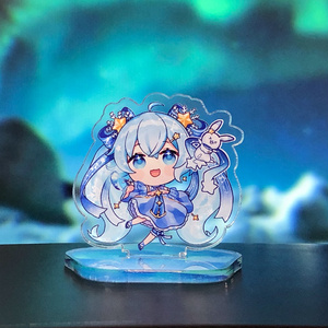 雪ミク2021 時計ちゃん透過ラメアクキー - 多色惑星 - BOOTH