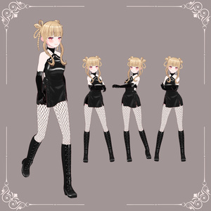3D VROID/Vtuber | Lunara 🌙 - Softly 3D by Thea - BOOTH