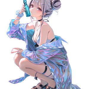 結城さくなBIG水着タペストリー - saｰya fan art goods - BOOTH
