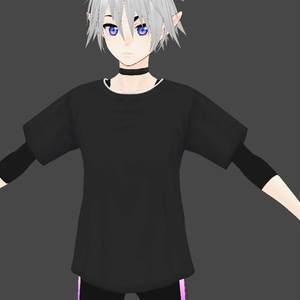Black T-Shirt + Black Undershirt