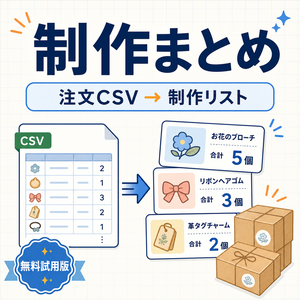制作まとめ 無料試用キット